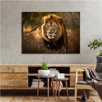 Yatay Doğa Temalı Cam Tablo 436