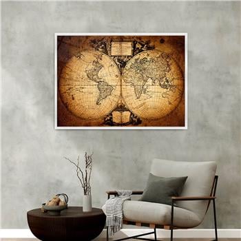 Aluminum-Framed National-Themed Tempered Glass Wall Art 017