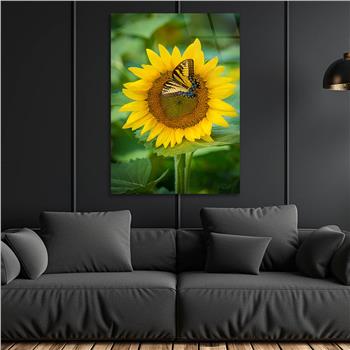 Kunst Thema auf bedrucktem Glas