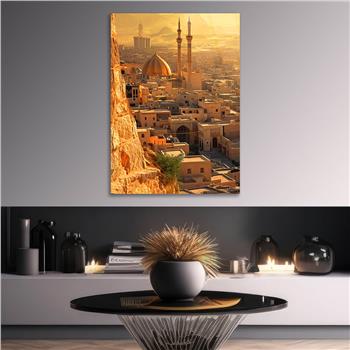 Dikey Dini Temalı Cam Tablo 273