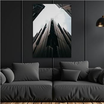 Kunst Thema auf bedrucktem Glas