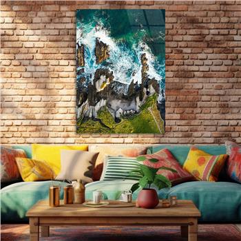 Kunst Thema auf bedrucktem Glas