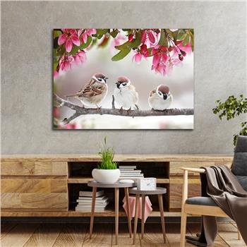 Thema Natur auf bedrucktem Glas