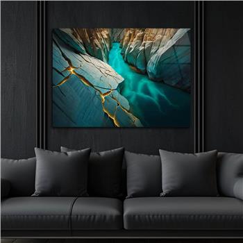 Yatay DoğaTemalı Cam Tablo 392