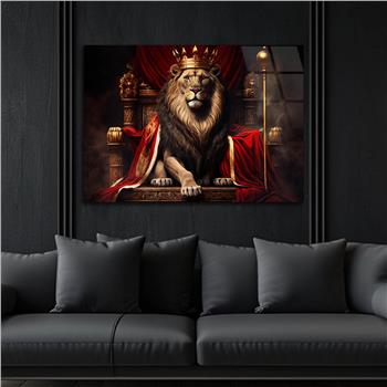 Yatay Doğa Temalı Cam Tablo 450