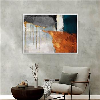 bedrucktes Glas mit Aluminiumrahmen und Kunst Themen 