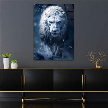 Dikey Doğa Temalı Cam Tablo 380