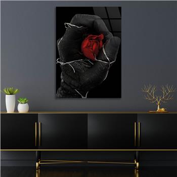 Thema Natur auf bedrucktem Glas