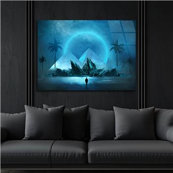 Kunst Thema auf bedrucktem Glas 487