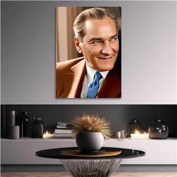 Dikey VatanTemalı Cam Tablo 271