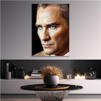 Dikey VatanTemalı Cam Tablo 249