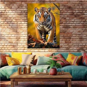 Dikey Doğa Temalı Cam Tablo 410