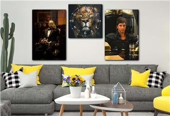 Ensemble de Tableaux et d’orloge 2 pièces sur le thème de l’art