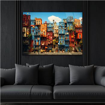 Yatay DoğaTemalı Cam Tablo 412