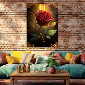 Thema Natur auf bedrucktem Glas