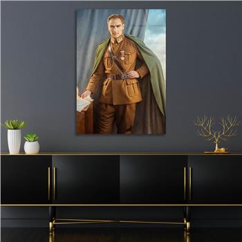 Dikey VatanTemalı Cam Tablo 244