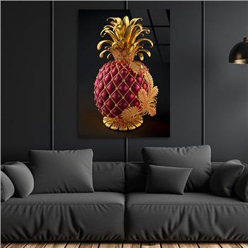 Dikey Sanat Temalı Cam Tablo 540