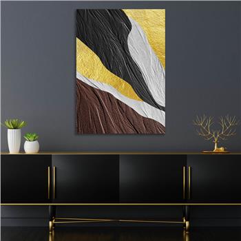 Dikey Sanat Temalı Cam Tablo 381