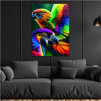 Dikey Doğa Temalı Cam Tablo 405