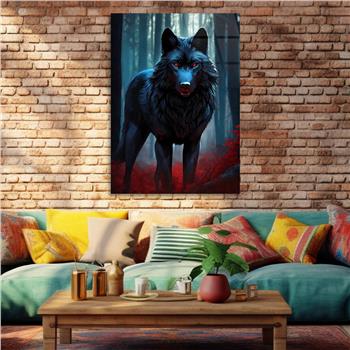 Dikey Doğa Temalı Cam Tablo 434