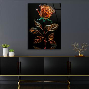 Thema Natur auf bedrucktem Glas