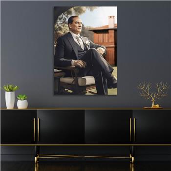 Dikey VatanTemalı Cam Tablo 193