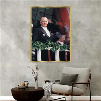 bedrucktes Glas mit Aluminiumrahmen und Nation Themen 