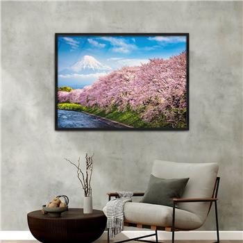 bedrucktes Glas mit Aluminiumrahmen und Natur Themen 