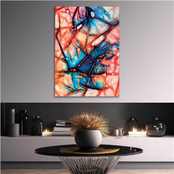 Kunst Thema auf bedrucktem Glas