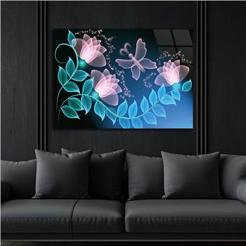 Kunst Thema auf bedrucktem Glas