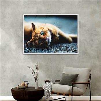 Aluminium Omlijste Kunst Thema Geharde Glasschilderij 046