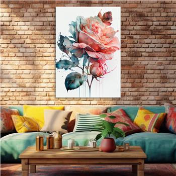 Thema Natur auf bedrucktem Glas