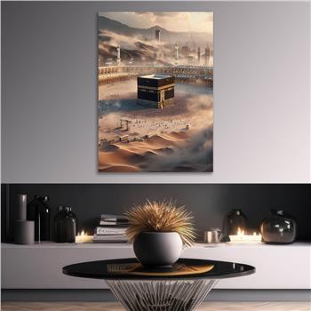 Dikey Dini Temalı Cam Tablo 270