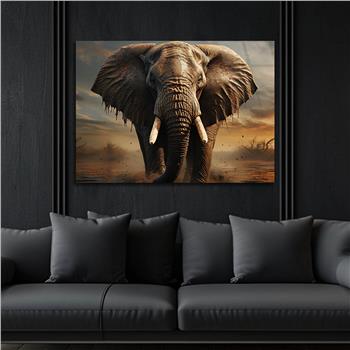 Yatay Doğa Temalı Cam Tablo 557