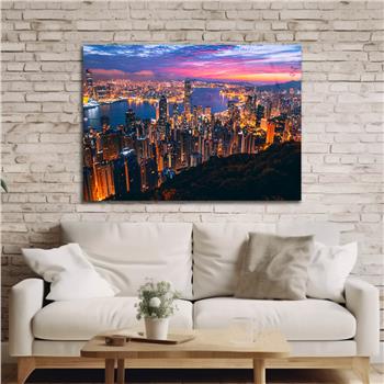 Yatay DoğaTemalı Cam Tablo 404