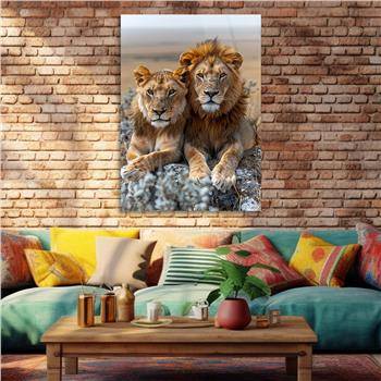 Dikey Doğa Temalı Cam Tablo 299