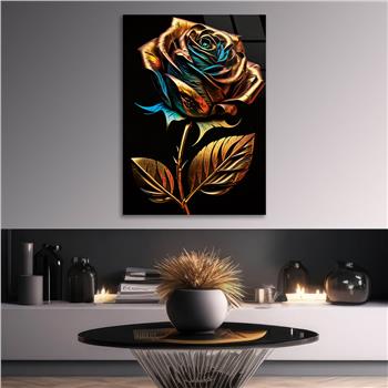 Thema Natur auf bedrucktem Glas