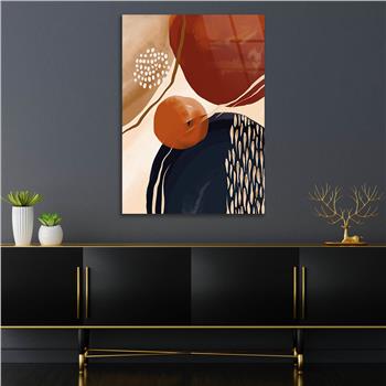 Kunst Thema auf bedrucktem Glas