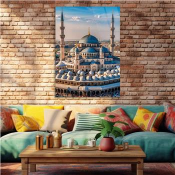 Dikey Dini Temalı Cam Tablo 247