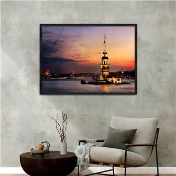 Alüminyum Çerçeveli Doğa Temalı Cam Tablo 008