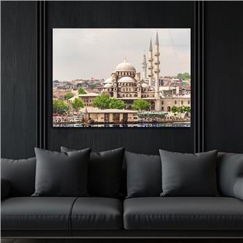 Yatay Dini Temalı Cam Tablo 205