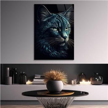 Dikey Doğa Temalı Cam Tablo 426