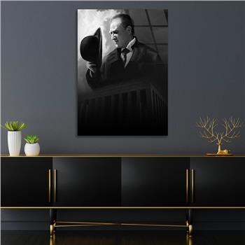 Dikey VatanTemalı Cam Tablo 177