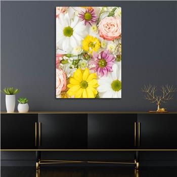 Dikey Sanat Temalı Cam Tablo 476