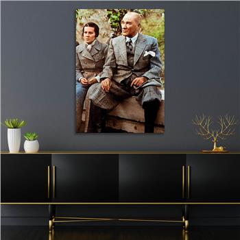 Dikey VatanTemalı Cam Tablo 138