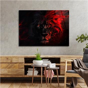 Yatay Doğa Temalı Cam Tablo 457