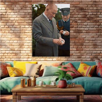 Dikey VatanTemalı Cam Tablo 141