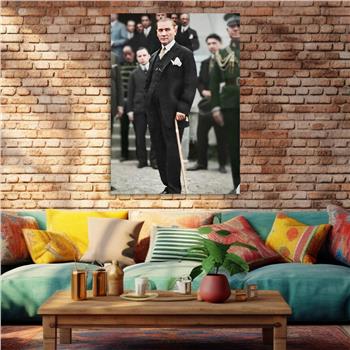 Dikey VatanTemalı Cam Tablo 218