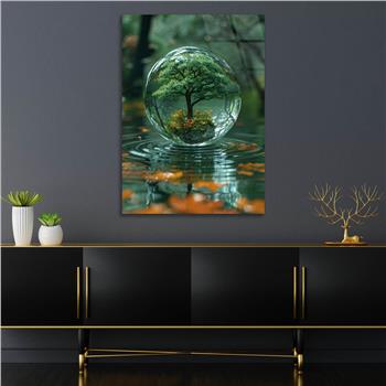 Kunst Thema auf bedrucktem Glas 303