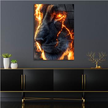 Dikey Doğa Temalı Cam Tablo 293